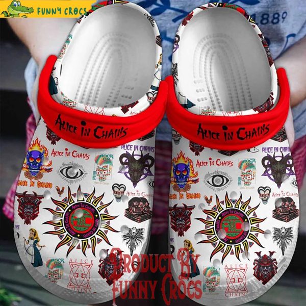 Alice In Chains Crocs Shoes