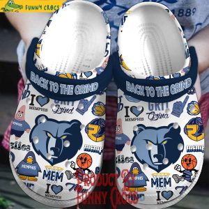 Back To The Grind Memphis Grizzlies Crocs