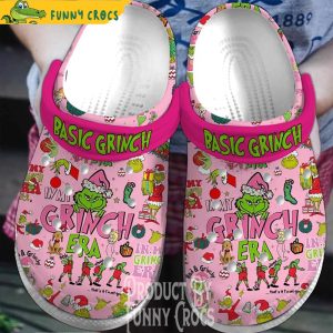 Basic Grinch Crocs Shoes 1