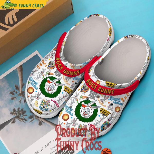 Christmas Bugs Bunny Crocs Clogs For Men