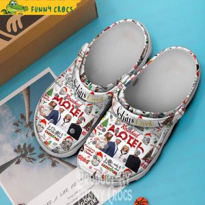 Christmas Rosebud Motel Crocs Shoes