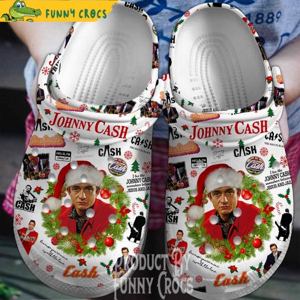 Christmas With You Johnny Cash Crocs Logs