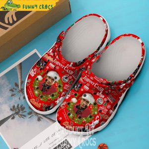 Christmas With You Johnny Cash Crocs Shoes