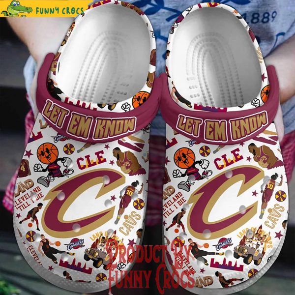 Cleveland Cavaliers Let Em Know Crocs Clogs