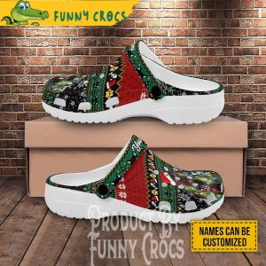 Custom Christmas British Shorthai Crocs Shoes