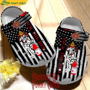 Dalmatian Firefighter Crocs Shoes