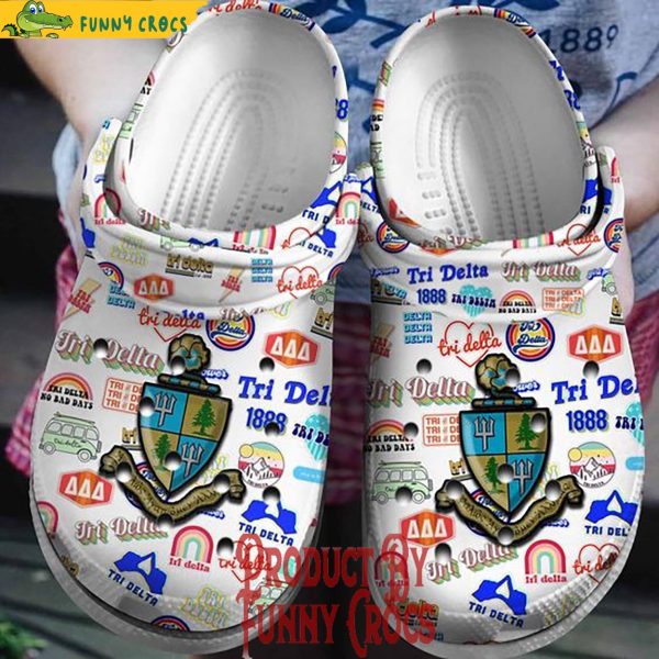 Delta Delta Delta Crocs Shoes