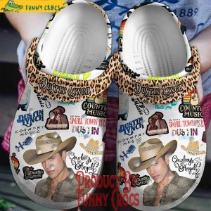 Dustin Lynch White Crocs Shoes