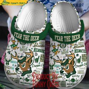 Fear The Deer Milwaukee Bucks Crocs Shoes