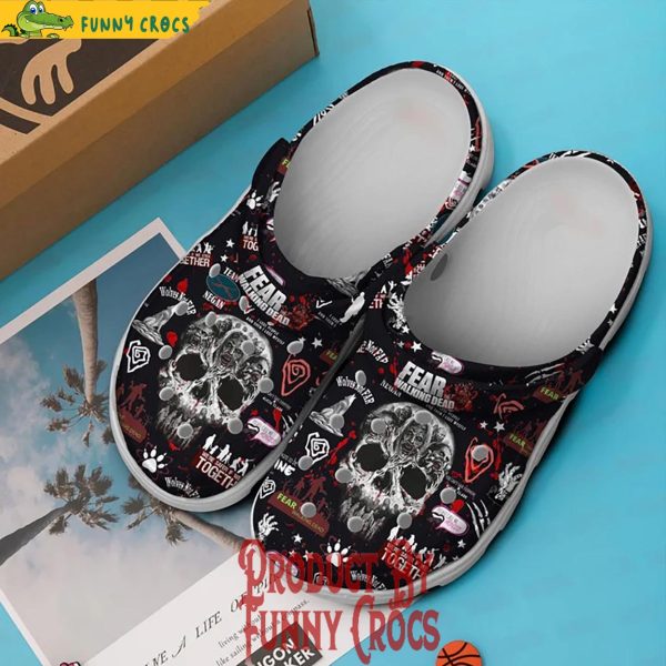 Fear The Walking Dead Crocs Clogs Shoes