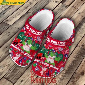 Go philadelphia Phillies Crocs 3