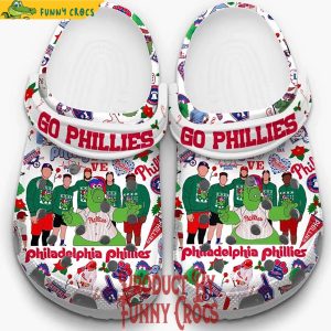 Go philadelphia Phillies Crocs Shoes 1