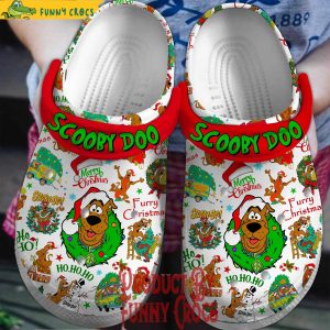 Ho Ho Ho Merry Christmas Scooby Doo Crocs