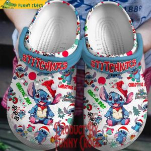 Ho Ho Ho Merry Christmas Stitch Crocs