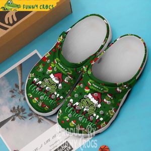 Ho Ho Ho Merry Christmas Grinch Crocs Clogs 2