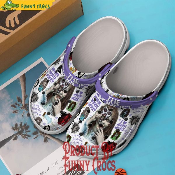 Horror Movie The Exorcist Crocs Shoes