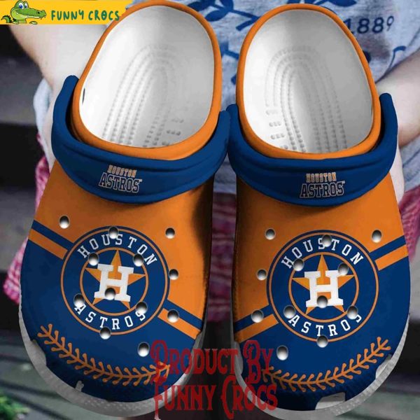 Houston Astros Ready 2 Reign Crocs Slippers