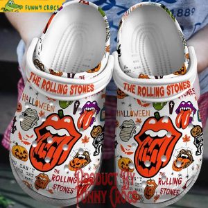 Halloween The Rolling Stones Crocs Shoes