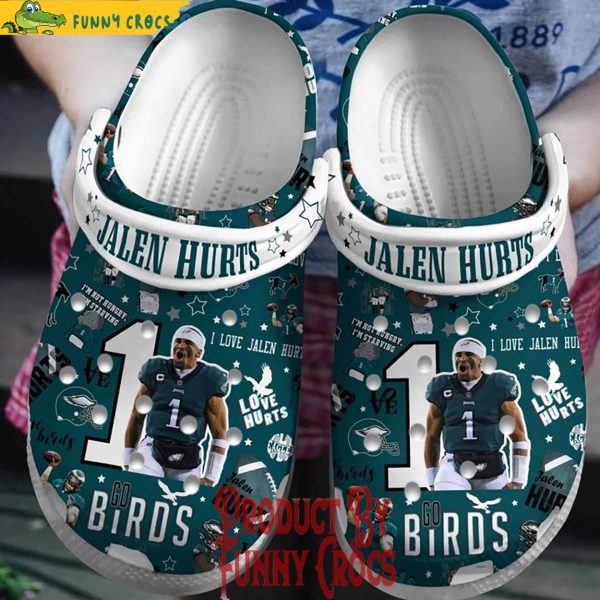 Jalen Hurts Philadelphia Eagles Crocs