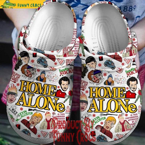 Christmas Kevin Mccallister Home Alone Crocs