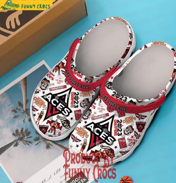 Las Vegas Aces Champion 2023 Crocs Shoes