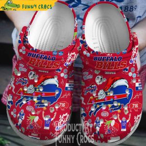 Merry Christmas Buffalo Bills Crocs Shoes