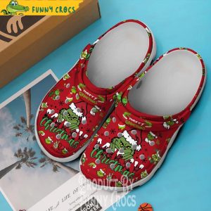 Merry Christmas Ho Ho Ho Grinch Crocs