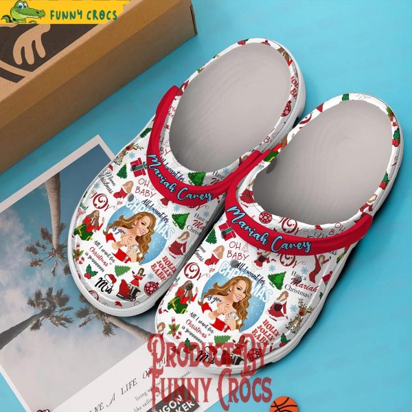 Merry Christmas Mariah Carey Crocs Shoes