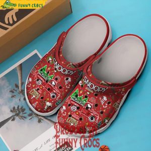 Merry Christmas Snoopy Crocs Clogs 2