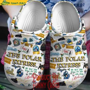 Movie Christmas The Polar Express Crocs Shoes