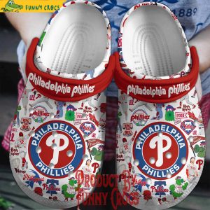 New Philadelphia Phillies Baseball Crocs Shoes