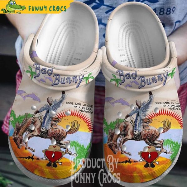 Nadie Sabe Bad Bunny Crocs