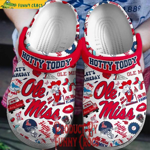 Ole Miss Hotty Toddy NCAA Crocs