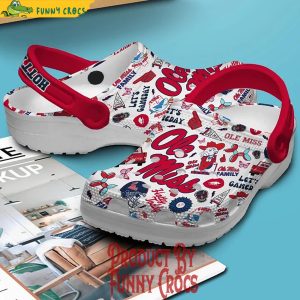 Ole Miss Hotty Toddy NCAA Crocs 3