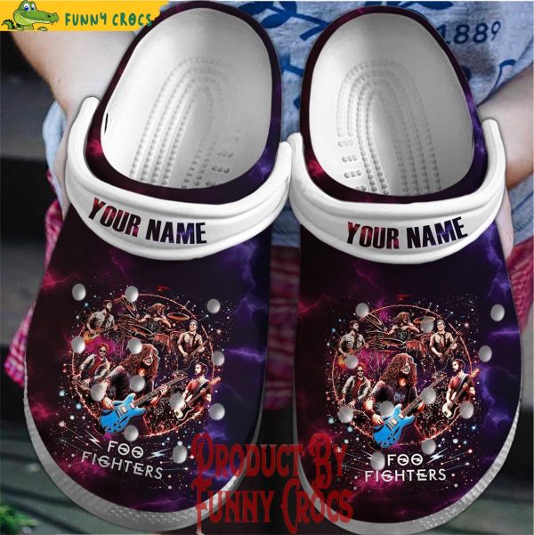 Personalized Foo Fighters Band Crocs