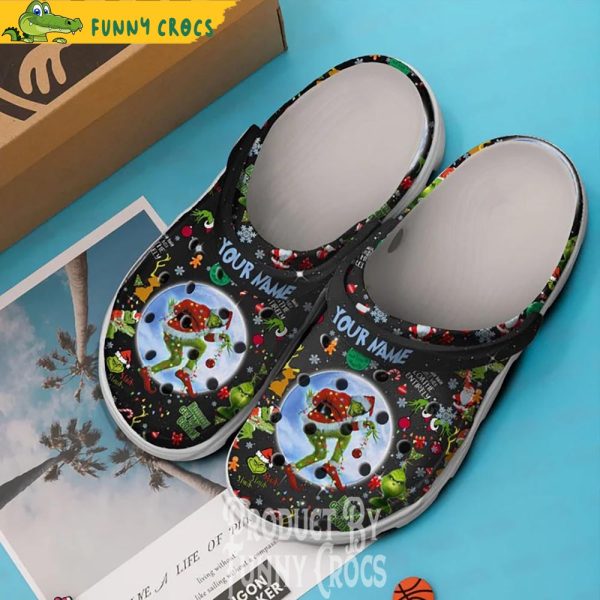 Personalized Max Get My Cloak Grinch Crocs