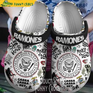 Ramones Crocs Shoes 1