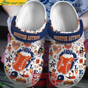 Rolling Stones Houston Astros Crocs Shoes