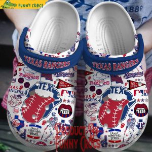 Rolling Stones Texas Rangers Crocs