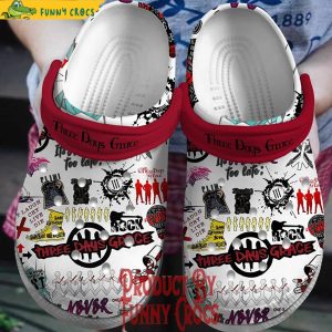 Three Days Grace Band Crocs Shoes