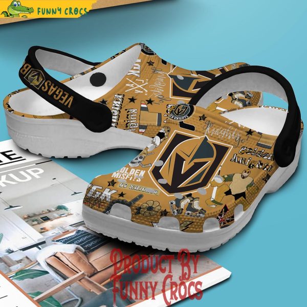 Vegas Golden Knights Crocs Slippers Shoes