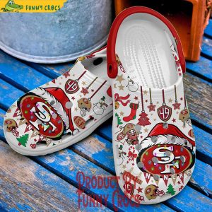 49ers Faithful Christmas Crocs Shoes