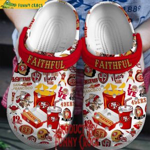 49ers Faithful Crocs Shoes