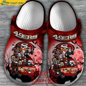 49ers Halloween Crocs