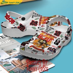 ACDC Band Merry Christmas Crocs 2