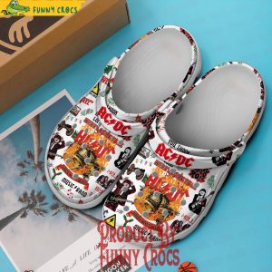 ACDC Band Merry Christmas Crocs 3