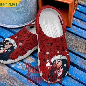 Alice Cooper Merry Christmas Crocs Shoes 2