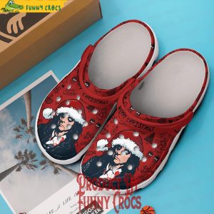 Alice Cooper Merry Christmas Crocs Shoes 3