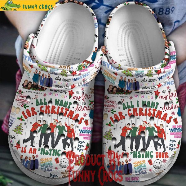 All I Want For Christmas Nsync Crocs