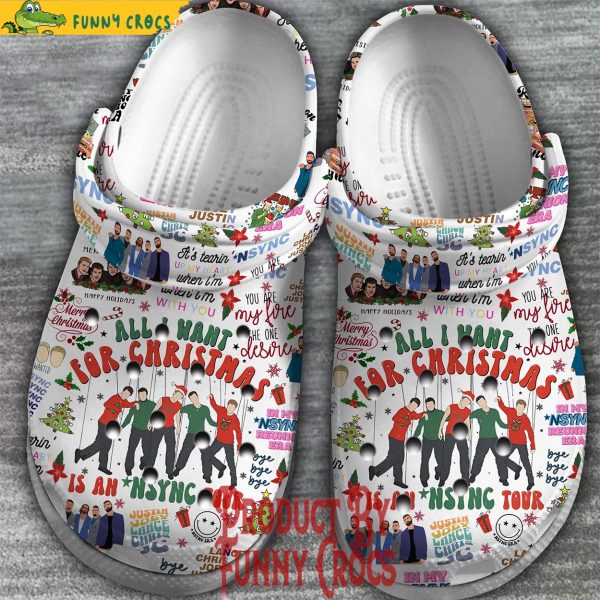 All I Want For Christmas Nsync Crocs